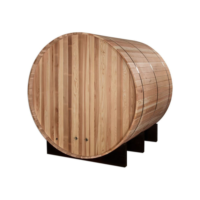 Golden Designs "Arosa" 4 Person Barrel Traditional Sauna - West Coast Saunas - GDI-B004-01