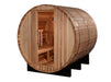 Golden Designs "Arosa" 4 Person Barrel Traditional Sauna - West Coast Saunas - GDI-B004-01
