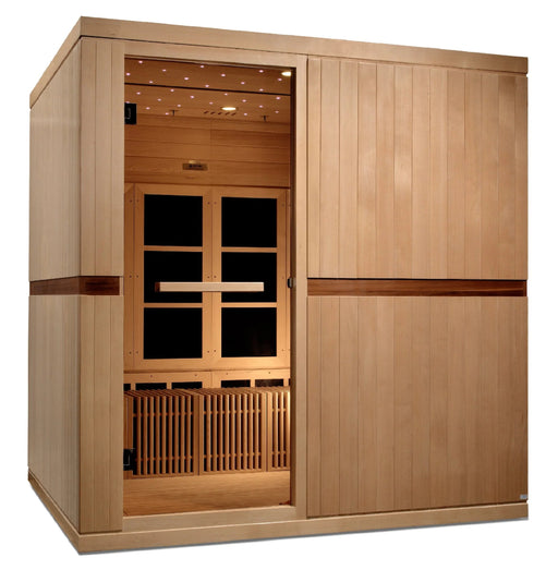 Golden Designs Catalonia 8 Person Near Zero EMF FAR IR Sauna GDI - 6880 - 02 Elite - West Coast Saunas - GDI-6880-02 Elite