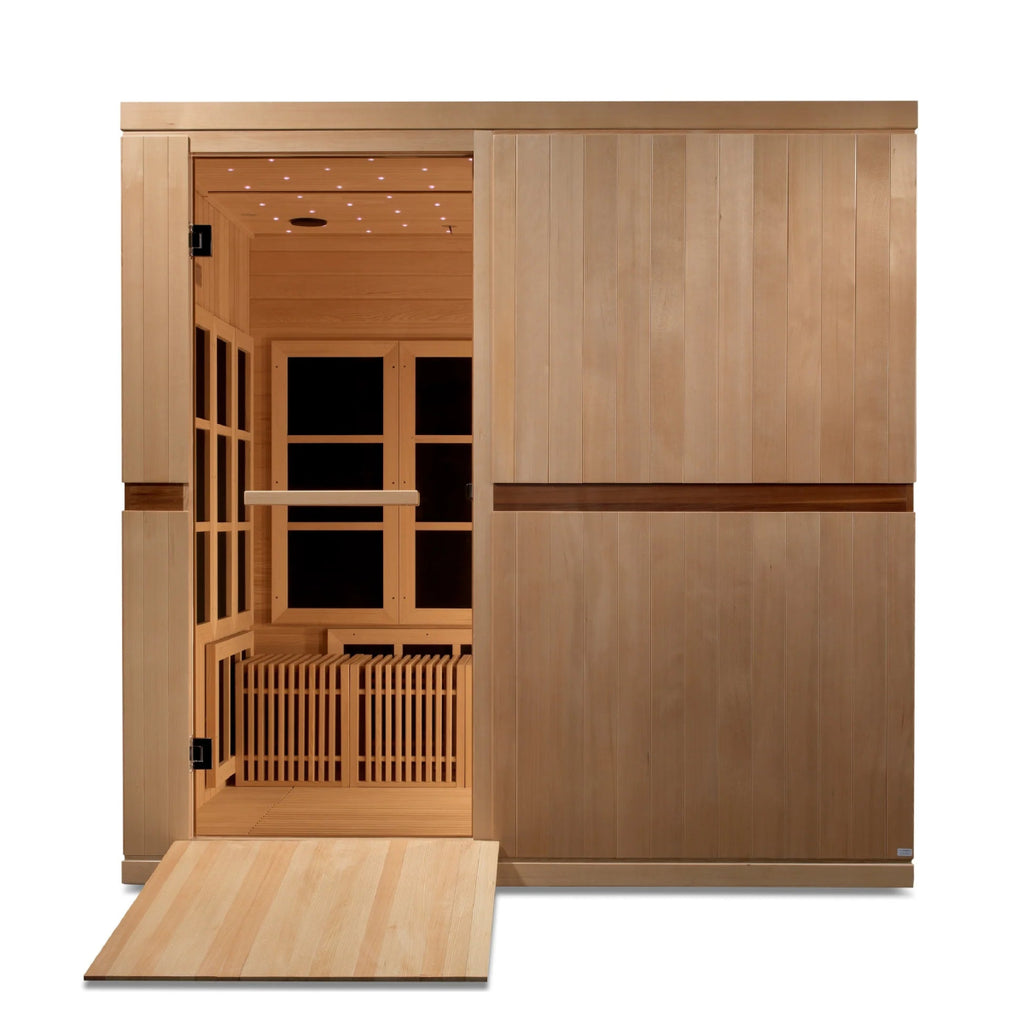 Golden Designs Catalonia 8 Person Near Zero EMF FAR IR Sauna GDI - 6880 - 02 Elite - West Coast Saunas - GDI-6880-02 Elite