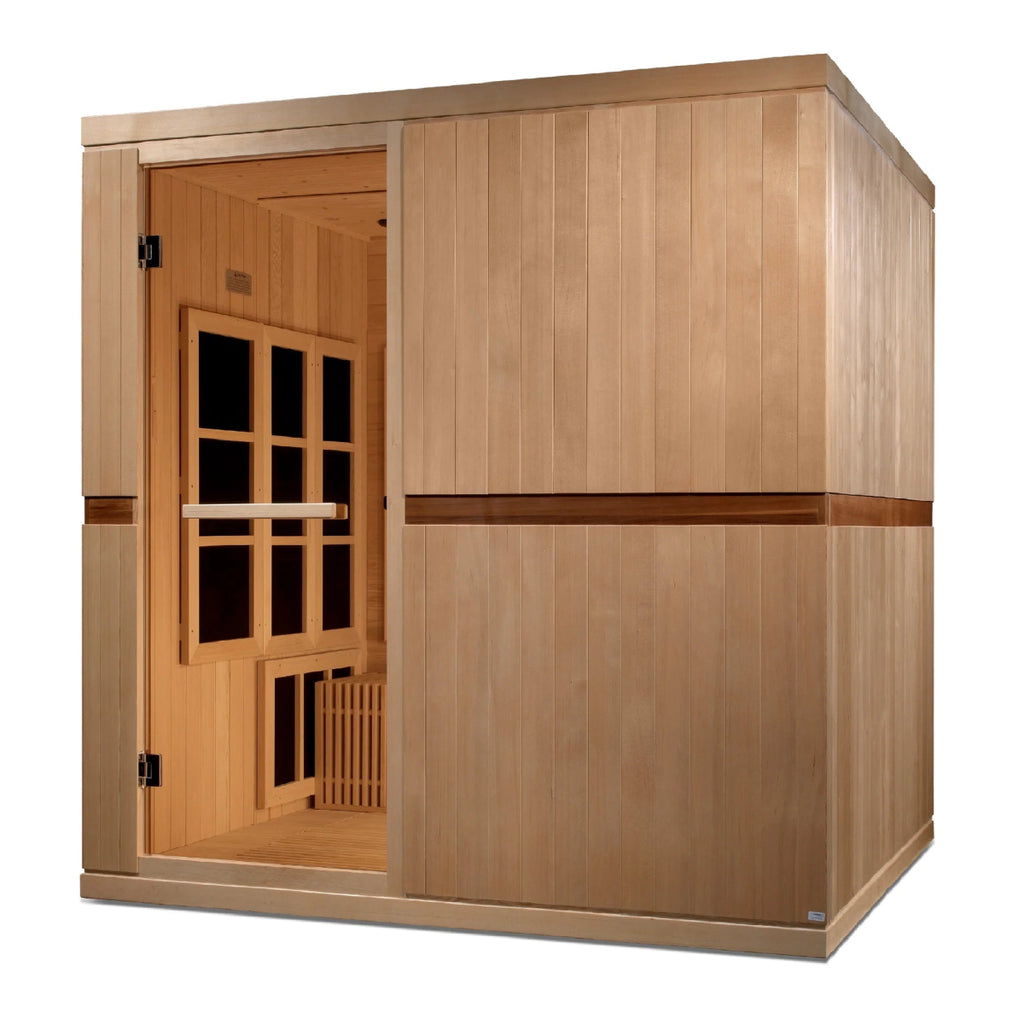 Golden Designs Catalonia 8 Person Near Zero EMF FAR IR Sauna GDI - 6880 - 02 Elite - West Coast Saunas - GDI-6880-02 Elite