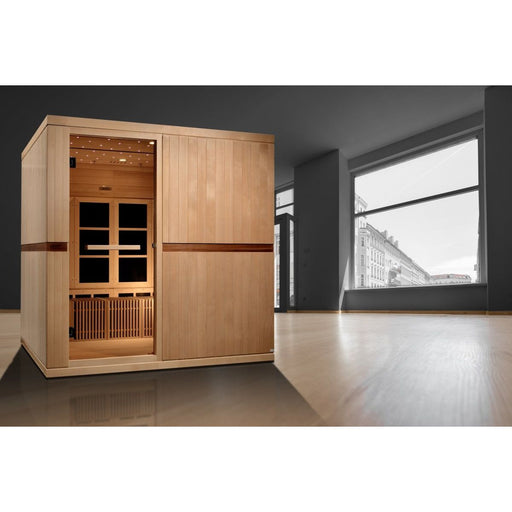 Golden Designs Catalonia 8 Person PureTech™ Near Zero EMF (Under 2MG) FAR Infrared Sauna - West Coast Saunas - GDI-6880-01