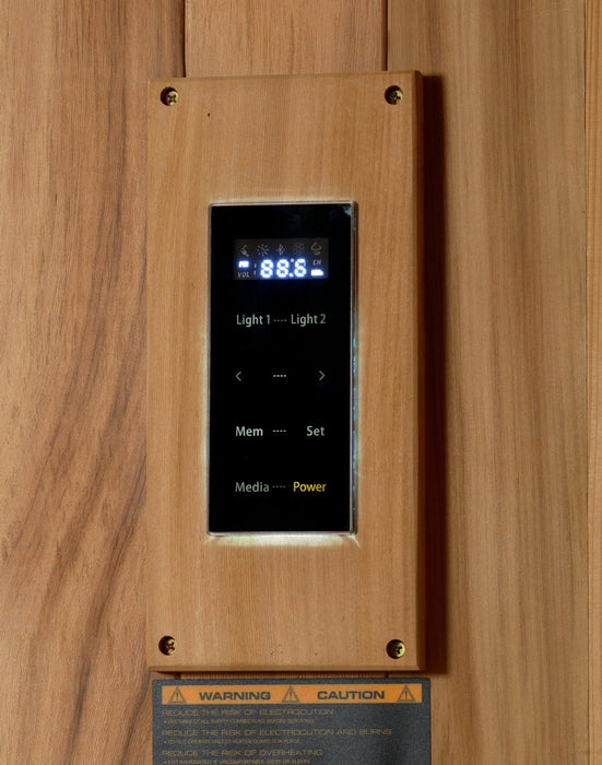 Golden Designs Cedar "Sundsvall Edition" 2 Person Indoor/Outdoor Traditional Sauna GDI - 7289 - 02 - West Coast Saunas - GDI - 7289 - 02
