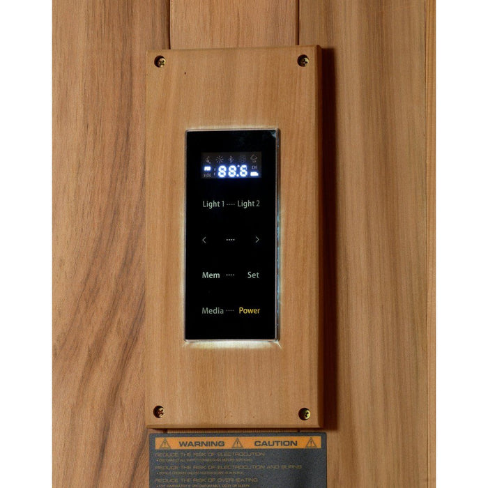 Golden Designs "Copenhagen Edition" 3 - Person Traditional Sauna - Canadian Red Cedar Interior and Pacific Premium Clear Cedar Exterior - West Coast Saunas - GDI - 7389 - 02