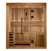 Golden Designs "Copenhagen Edition" 3 - Person Traditional Sauna - Canadian Red Cedar Interior and Pacific Premium Clear Cedar Exterior - West Coast Saunas - GDI - 7389 - 02