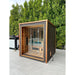Golden Designs Karlstad 6 Person Hybrid (PureTech™ Full Spectrum IR or Traditional Stove) Outdoor Steam Sauna - West Coast Saunas - GDI-8226-01