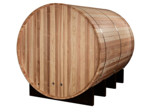 Golden Designs "Klosters" 6 Person Barrel Traditional Sauna - West Coast Saunas - GDI-B006-01