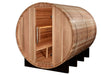 Golden Designs "Klosters" 6 Person Barrel Traditional Sauna - West Coast Saunas - GDI-B006-01