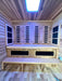 Golden Designs Nora 2 Person Outdoor - Indoor PureTech™ Hybrid Full Spectrum Sauna (GDI - 8222 - 01) - West Coast Saunas - GDI - 8222 - 01