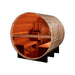 Golden Designs "Zurich" 4 Person Barrel Steam Sauna - West Coast Saunas - GDI-B024-01