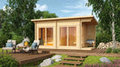 Halden L 2 - Room Log Cabin Sauna Kit by SaunaSell - West Coast Saunas - SS - HALD - L