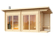 Halden L 2 - Room Log Cabin Sauna Kit by SaunaSell - West Coast Saunas - SS - HALD - L