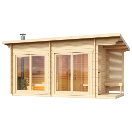 Halden L 2 - Room Log Cabin Sauna Kit by SaunaSell - West Coast Saunas - SS - HALD - L