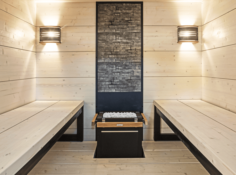 Harvia AC4000 White Sauna Stones, Rounded, 5 - 10cm - West Coast Saunas - AC4000