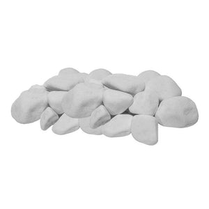 Harvia AC4000 White Sauna Stones, Rounded, 5 - 10cm - West Coast Saunas - AC4000