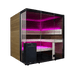 Harvia Block - Rustic Adler 2-6 Person Indoor Sauna - West Coast Saunas - SHB1620ALD