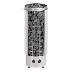 Harvia Cilindro Half Series 6kW - 10.5kW Stainless Steel Sauna Heater - West Coast Saunas - HPCS8U1HB