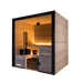 Harvia Fuji - Onyx Trim/Oak Hardwood 2-5 Person Indoor Sauna - West Coast Saunas - 1-053-730