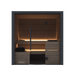 Harvia Fuji - Onyx Trim/Oak Hardwood 2-5 Person Indoor Sauna - West Coast Saunas - 1-053-730