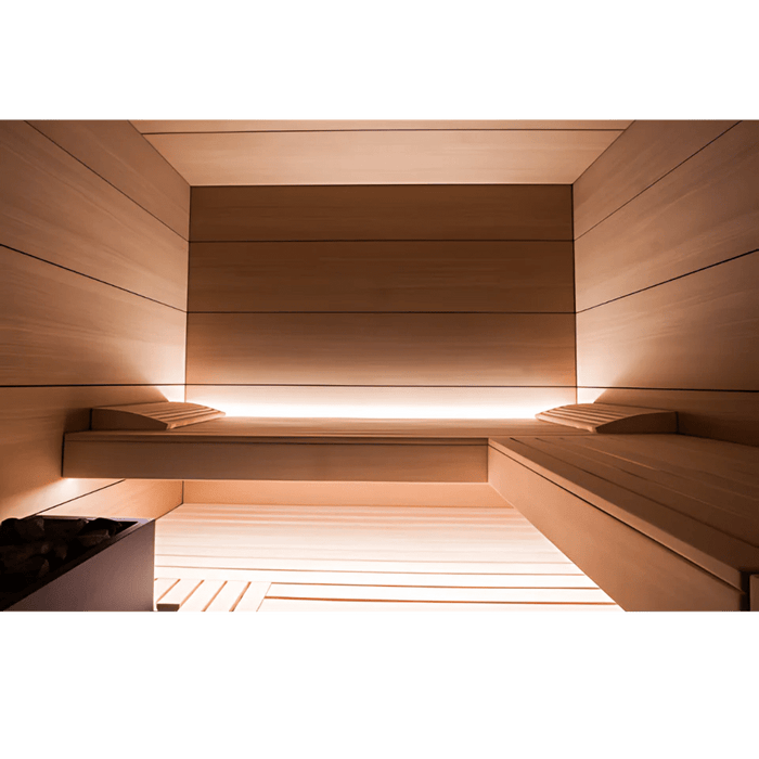 Harvia Fuji - Onyx Trim/Oak Hardwood 2-5 Person Indoor Sauna - West Coast Saunas - 1-053-730