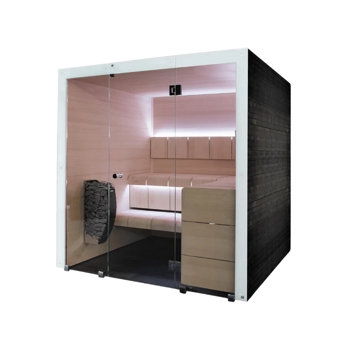 Harvia Ventura - Black Stained Spruce 4-6 Person Indoor Sauna