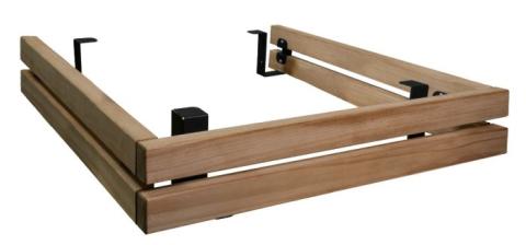 Harvia HL3L Safety Rail for Virta Combi HL110S/SA, Wood - West Coast Saunas - HARVHL3L