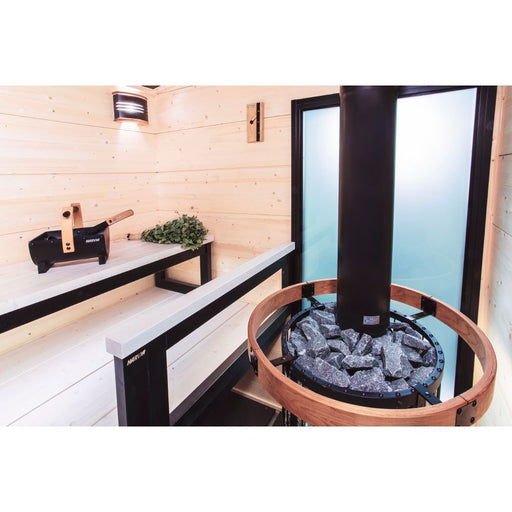 Harvia Legend 240 DUO Series Sauna Wood Burning Stove/Fireplace Combo - West Coast Saunas - WK240LDLUX