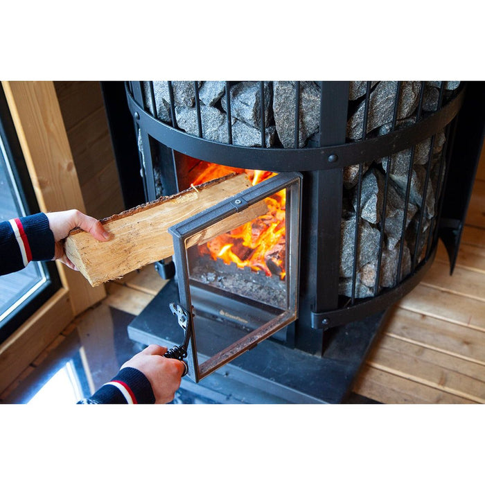 Harvia Legend 240 GreenFlame Series 15.9kW Wood Sauna Stove - West Coast Saunas - WK200LD
