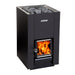 Harvia Linear Series 16 Black, 17.9kW, Wood Sauna Stove - West Coast Saunas - WK160C