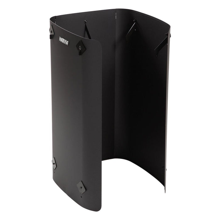 Harvia M3 Wood Burning Sauna Stove Kit, Black Steel - West Coast Saunas - M3 - KIT - BLK