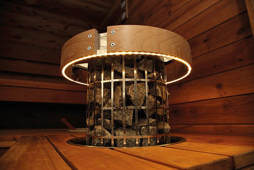 Harvia Safety Railing w/ LED - Lighting for Cilindro Half Series 11kW Sauna Heater - West Coast Saunas - HPCU4L