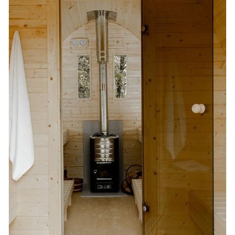 Harvia Sauna Wood Stove Chimney Kit, 1500mm, Stainless Steel - West Coast Saunas - WHP1500