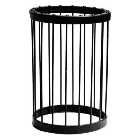 Harvia Smoke Pipe Cover, Legend Series, Black Steel - West Coast Saunas - WL300