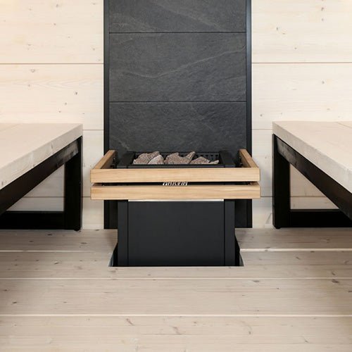 Harvia Stone Wall Decorative Stone Wall, Aluminum Frames - West Coast Saunas - SACSW002