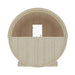 Helsinki Finnish Barrel Sauna with Terrace and WiFi Heater - Finnish Sauna Builders - West Coast Saunas - sku-47971931455729