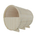 Helsinki Finnish Barrel Sauna with Terrace and WiFi Heater - Finnish Sauna Builders - West Coast Saunas - sku-47971931455729