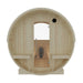 Helsinki Finnish Barrel Sauna with Terrace and WiFi Heater - Finnish Sauna Builders - West Coast Saunas - sku-47971931455729