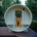 Helsinki Finnish Barrel Sauna with Terrace and WiFi Heater - Finnish Sauna Builders - West Coast Saunas - sku-47971931455729