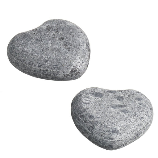 Hukka Lempi 2 Heart-shaped Massage Stones - West Coast Saunas - 127674