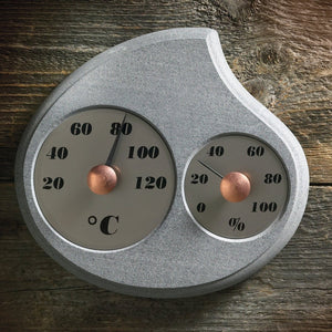 Hukka Maininki Sauna Thermometer and Hygrometer - West Coast Saunas - 127653