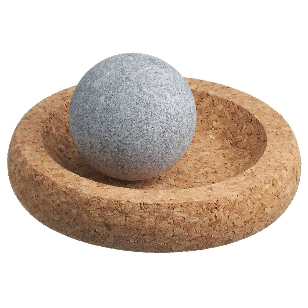 Hukka Mini SoleJoy 1 Massage Ball with Natural Cork Base, Round - West Coast Saunas - 127672