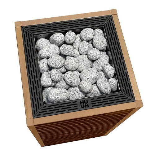 HUUM CORE Thermo - Aspen CORE Series Sauna Heater, Thermo - Aspen Wood Exterior, Up to 10.5kW - West Coast Saunas - CORETASPENB6