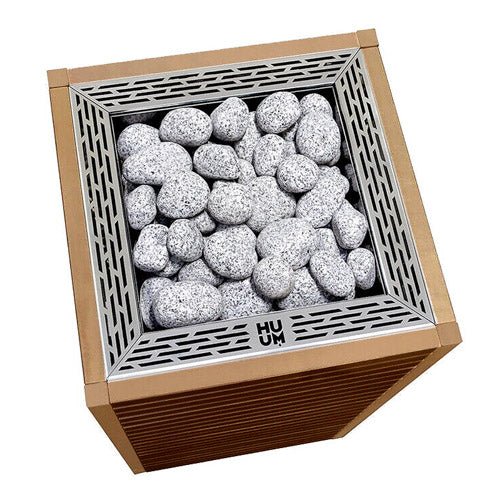 HUUM CORE Thermo - Aspen CORE Series Sauna Heater, Thermo - Aspen Wood Exterior, Up to 10.5kW - West Coast Saunas - CORETASPENSS6