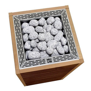 HUUM CORE Thermo - Aspen CORE Series Sauna Heater, Thermo - Aspen Wood Exterior, Up to 10.5kW - West Coast Saunas - CORETASPENSS6