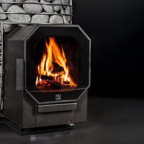 HUUM HIVE Flow Mini Wood - Burning Sauna Stove 8.5kW - West Coast Saunas - H1017012