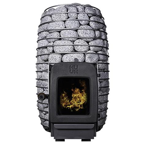 Huum HIVE Heat 12.0kW Wood-Fired Sauna Stove w/Firebox Extension - West Coast Saunas - H10122001