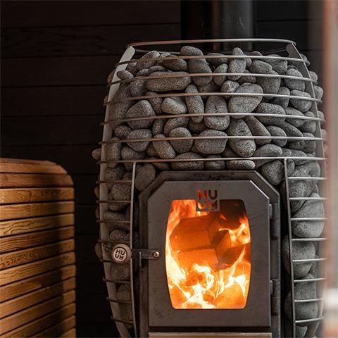 Huum HIVE Wood Series 13.0kW - 17kW Wood-Fired Sauna Stove - West Coast Saunas - H10092001