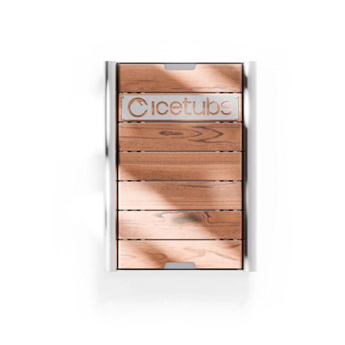 Icetubs Drip Tray Thermowood & Stainless Drip Tray - West Coast Saunas - 129680