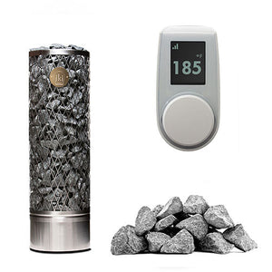 IKI Pillar 6.6 Pkg Pillar Series 6.6kW Sauna Heater Package - West Coast Saunas - 128793