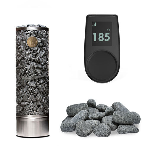 IKI Pillar 6.6 Pkg Pillar Series 6.6kW Sauna Heater Package - West Coast Saunas - 128745